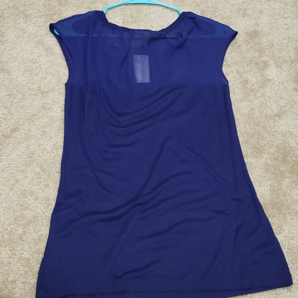 NWT Banana Republic Sheer SS Top - Picture 3 of 6